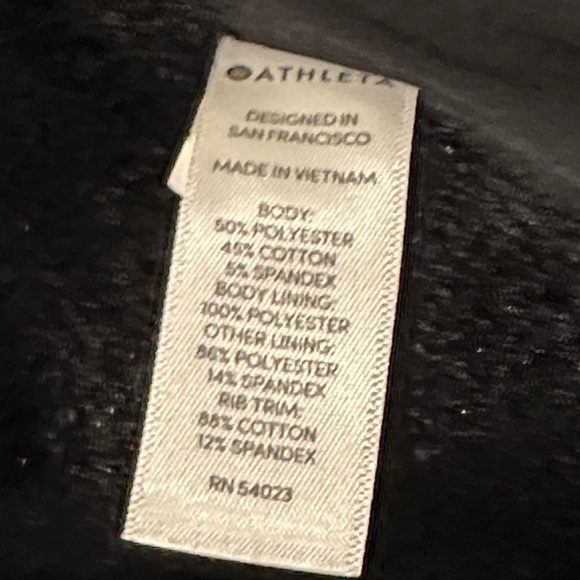 Athleta Black Zip-Up Jacket - Picture 9 of 12